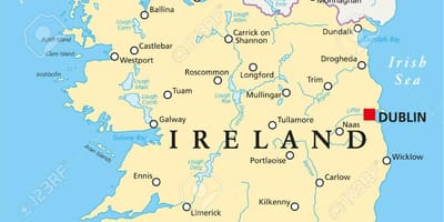 Dublin kart İrlandiya