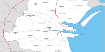 Xəritə ətrafında Dublin