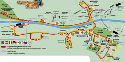 Turistik Dublin xəritəsi