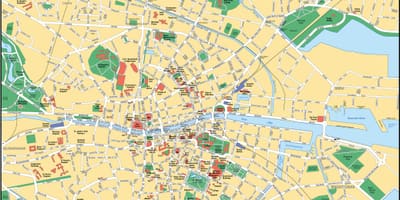 Mərkəzin Dublin xəritə